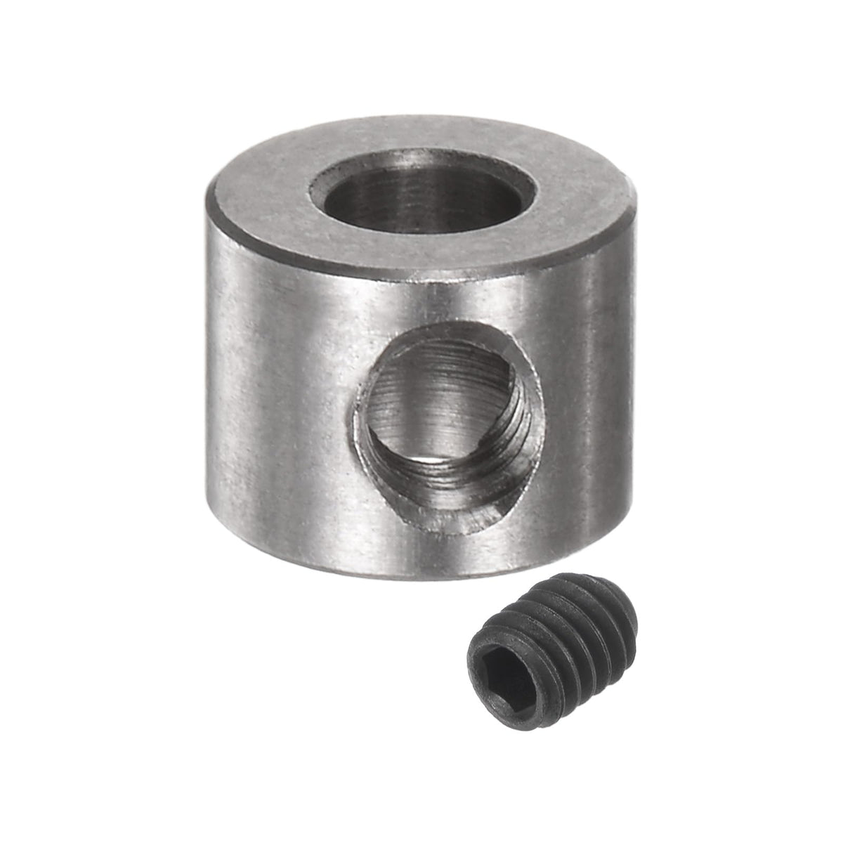 uxcell 10pcs Set Screw Shaft Collars 4mm Bore Stainless Steel