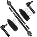 SCITOO 6pcs Front Tie Rod Kit for Chevy Equinox, for GMC Terrain