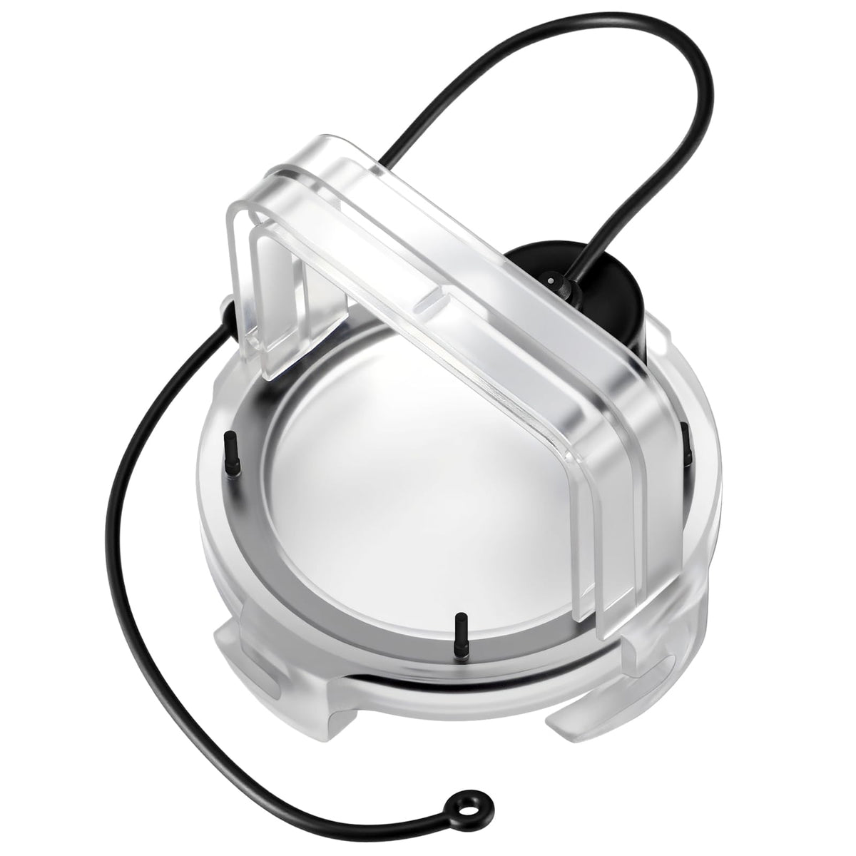Colingmill RV Sewer Valve Cap with Handle,1 Pcs,Clear