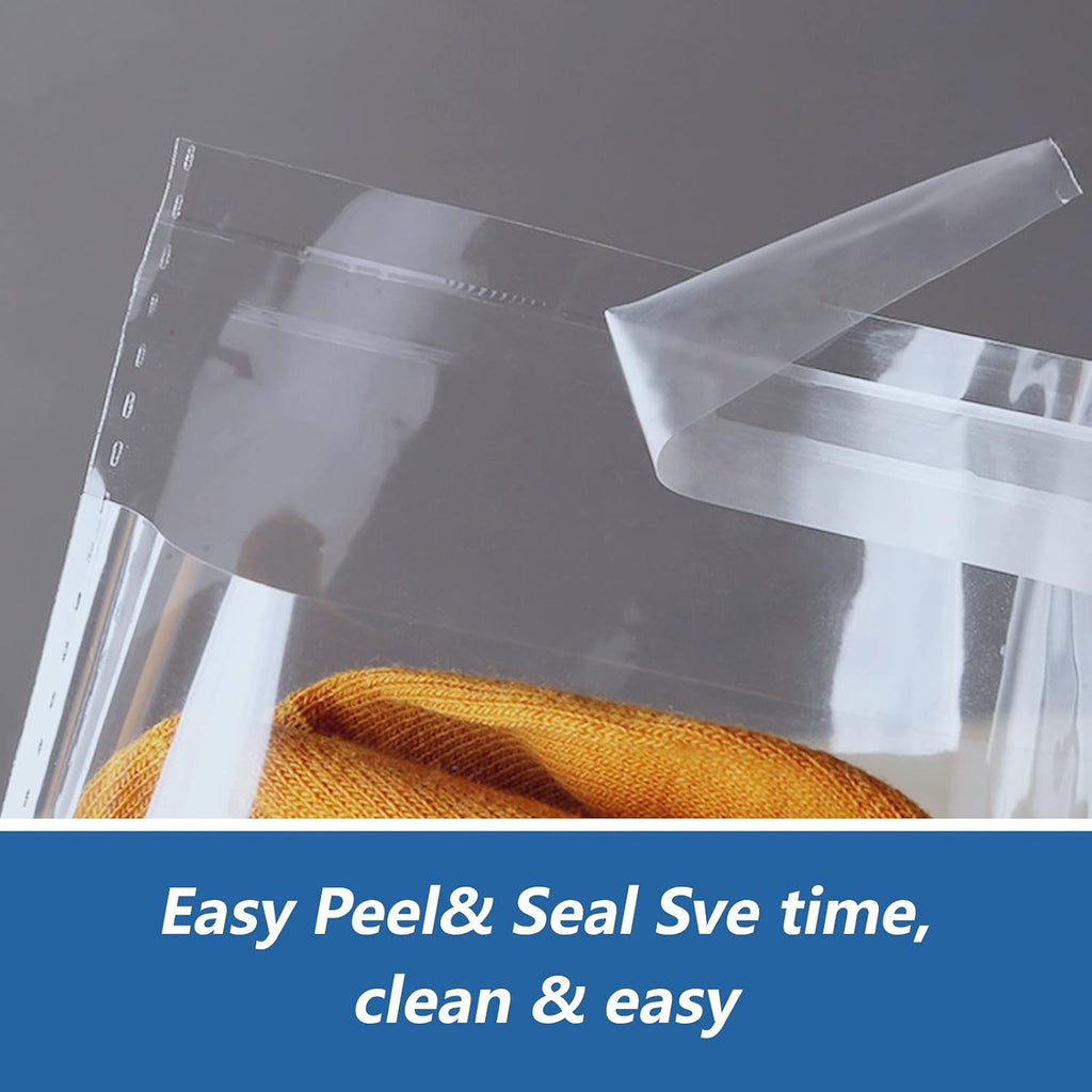 13" x 15" (100 Count) Clear Cellophane Bags
