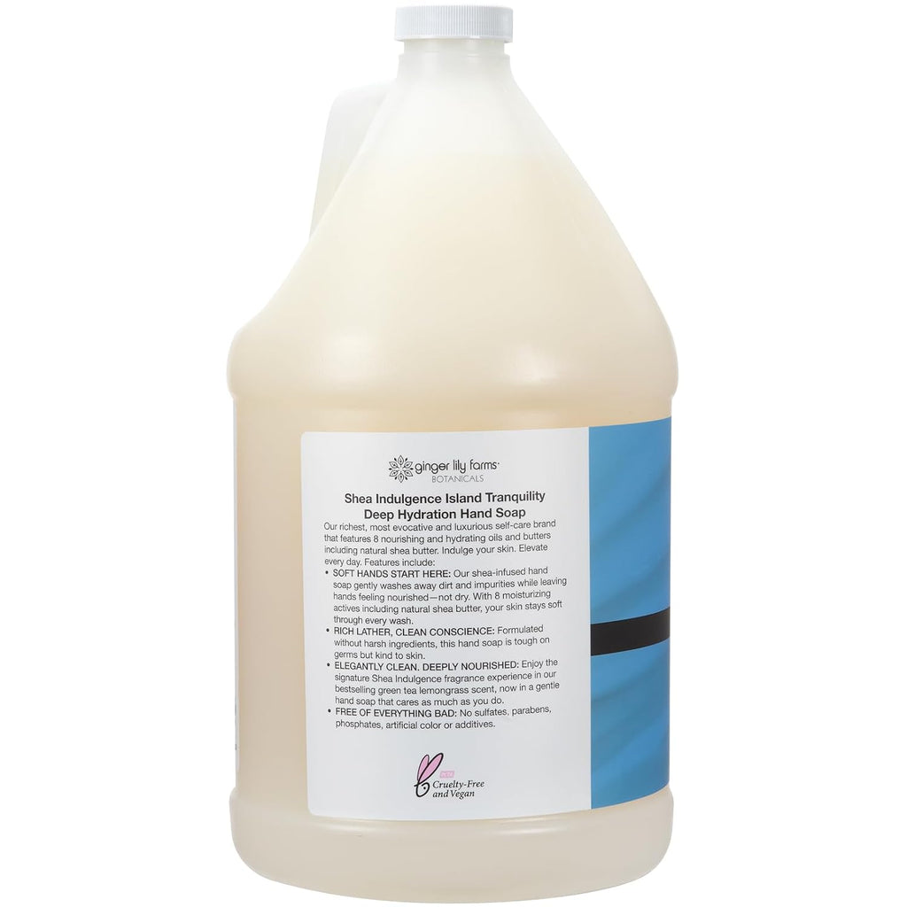 Shea Indulgence Hand Soap, 128oz, Island Tranquility