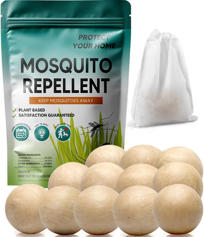 Mosquito Repellent Outdoor Patio, Mosquito Repellent Indoor 12P | Mosquito Repellent Balls, Mosquito Repellent for
