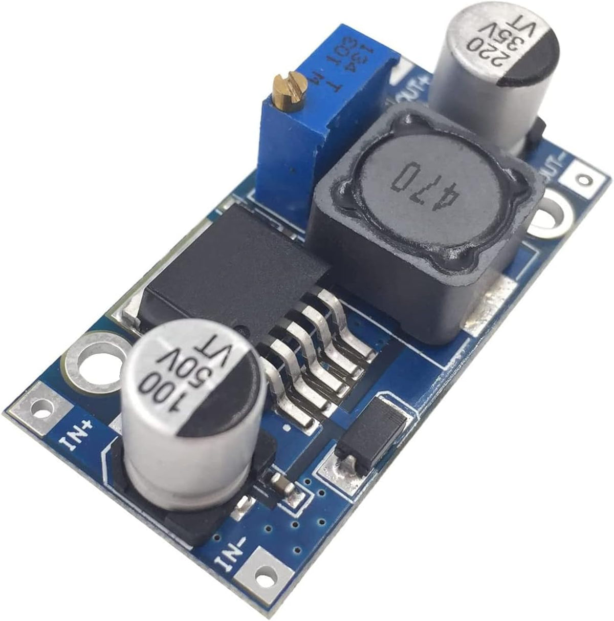 6 Pack LM2596 DC to DC High Efficiency Voltage Regulator 3.2-35V to 1.25-30V Buck Converter DIY Power Supply Step-Down Module