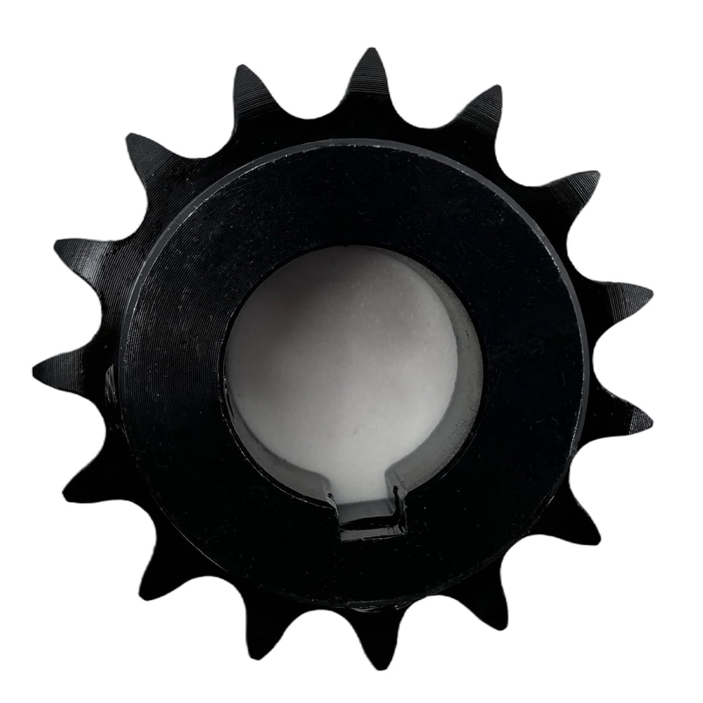 #40 Roller Chain Sprocket Type B 1 inch Bore 15 Tooth, Hardened Antirust 1045 Steel Drive Sprockets 40B15-1