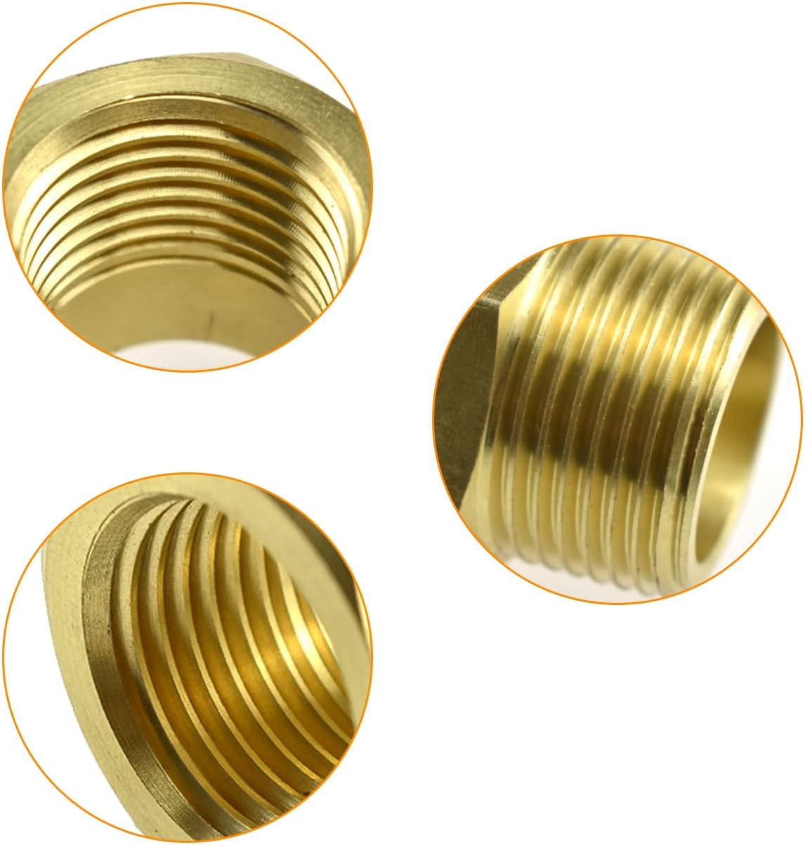 SDTC Tech 2-Pack Brass Bushing Reducer Adapter