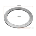 uxcell AXK120155 Needle Roller Thrust Bearings with 2 Washers, 120mm Inner Diameter, 155mm OD 4mm Width Chrome Steel
