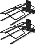 Wall Mounted Saddle Rack Set of 2, 120-lb Capacity Heavy Duty Iron Saddle Stand with Dual Blanket Bars and Tack Hook