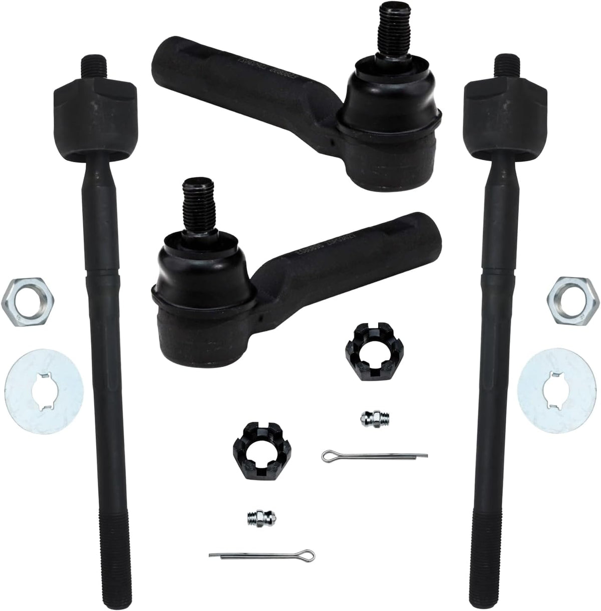 Detroit Axle - Front 4pc Tie Rods for 2005-2023 Toyota Tacoma