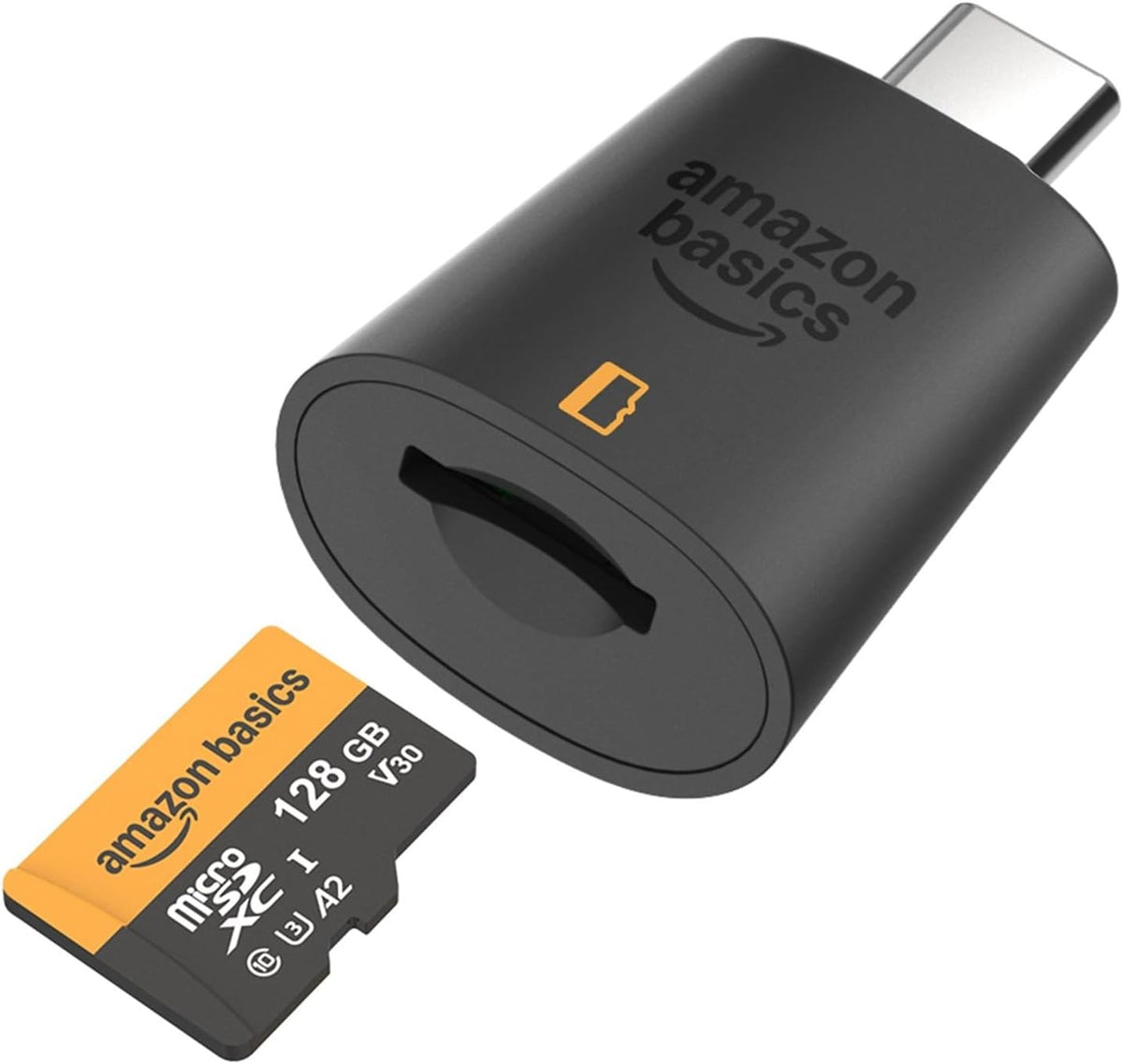 128GB microSDXC Memory Card with Adapter for Smartphones, Drones, Cameras, Full HD, Read Speed Up to 200MB/s, 1-Pack