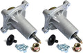 2pcs Lawn Mower Spindle Assembly for Dixon 532192870 Husqvarna 532192870 532187292 532187281 539112057 587125401 587820301 AYP 187292 Ariens 21546238 with 4 Tapped Bolts Zerk Grease