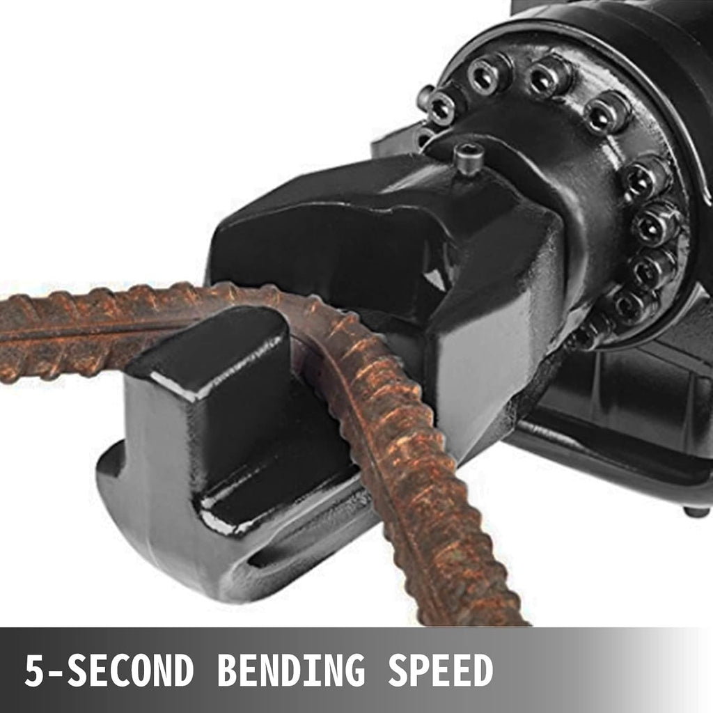 Electric Hydraulic Rebar Bender,900W Portable Electric Rebar Bender,Bending up to 5/8 Inch #5 4-16mm Rebar Bending