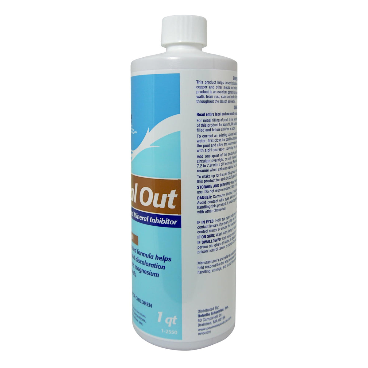 1-Quart Concentrated Metal Out, Pool Metal Remover