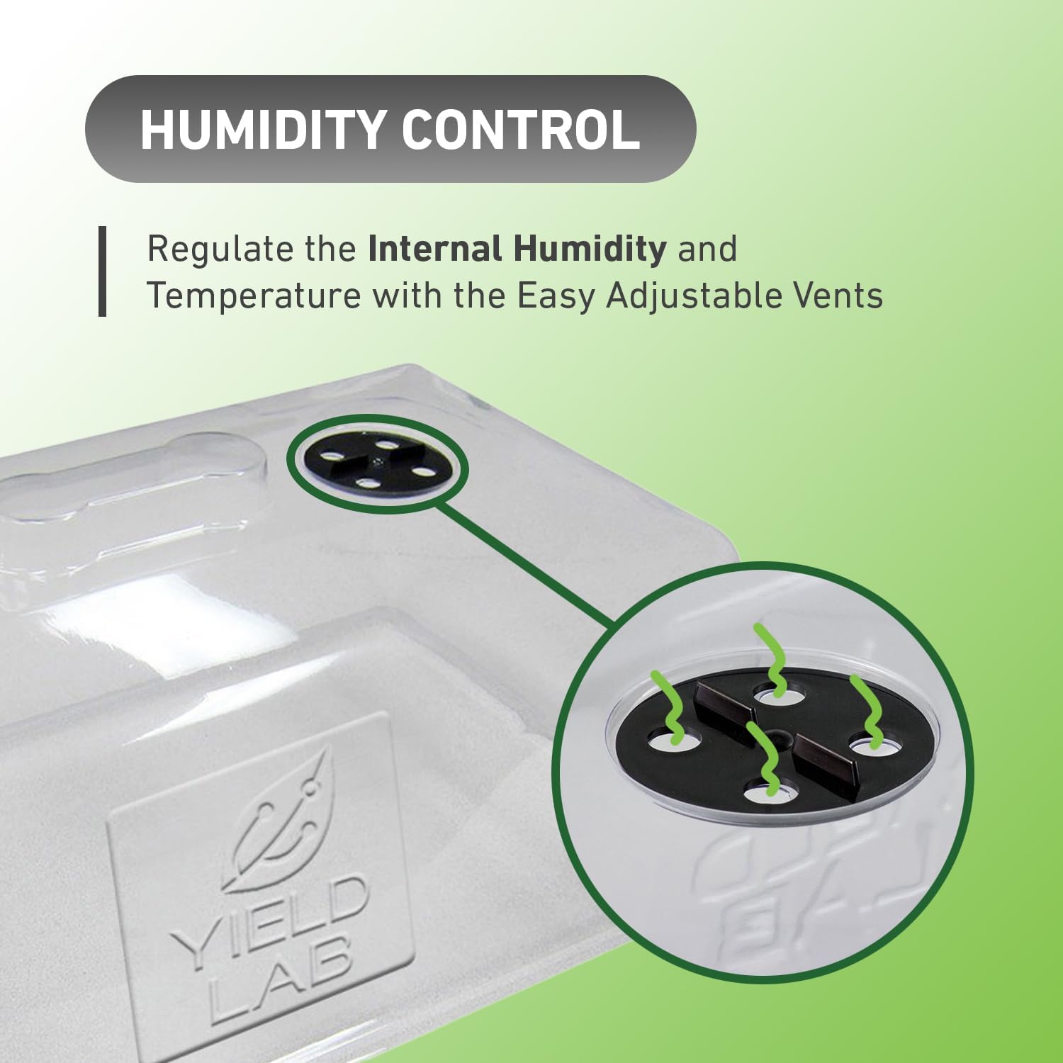 7 Inch Clone Dome - 5 Pack Humidity Vented Domes - Plant Growing | Heavy Duty Plant Growing Propagation Domes With