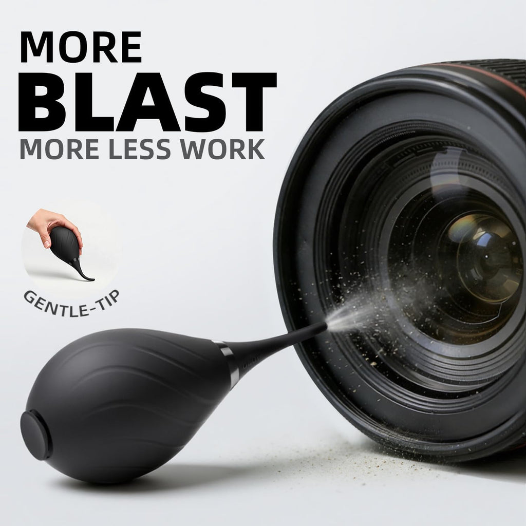 Camera Cleaning Kit, 25-in-1 DSLR Mirrorless Camera Lens Cleaner Kit | with Air Blower, Lens Cleaning Pen, 60ml Lens