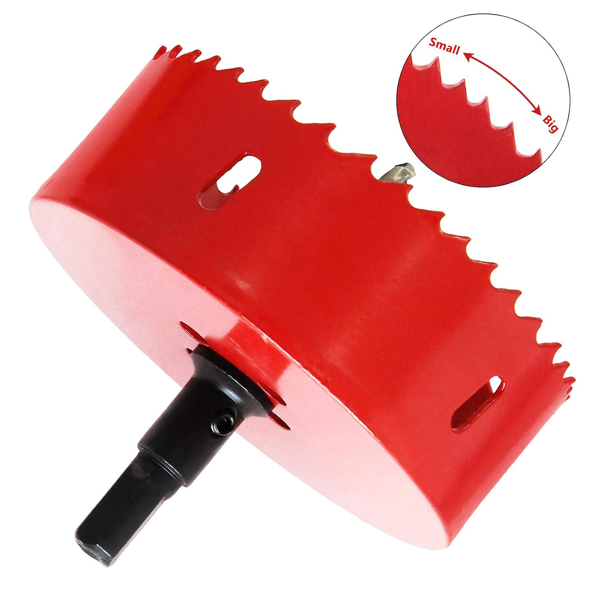 Luomorgo 110mm/4.33 inch Hole Saw, 1.46 inch Cutting Depth