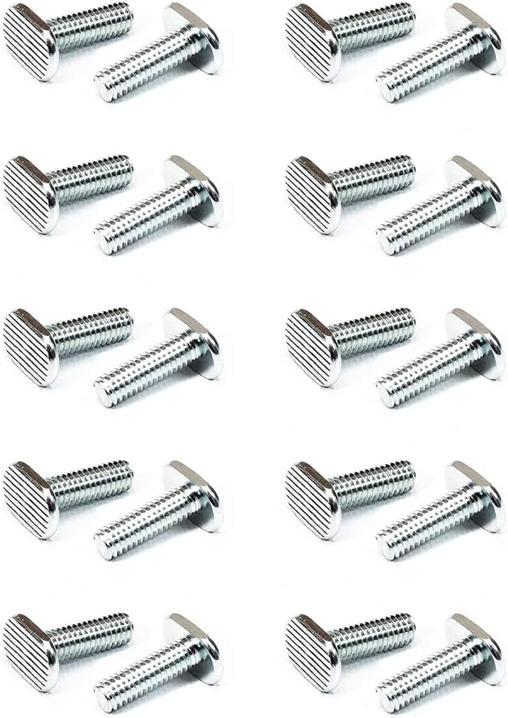 POWERTEC QTB1001 Tee Bolt 5/16-Inch-18, 1-Inch Long, 20-Pack