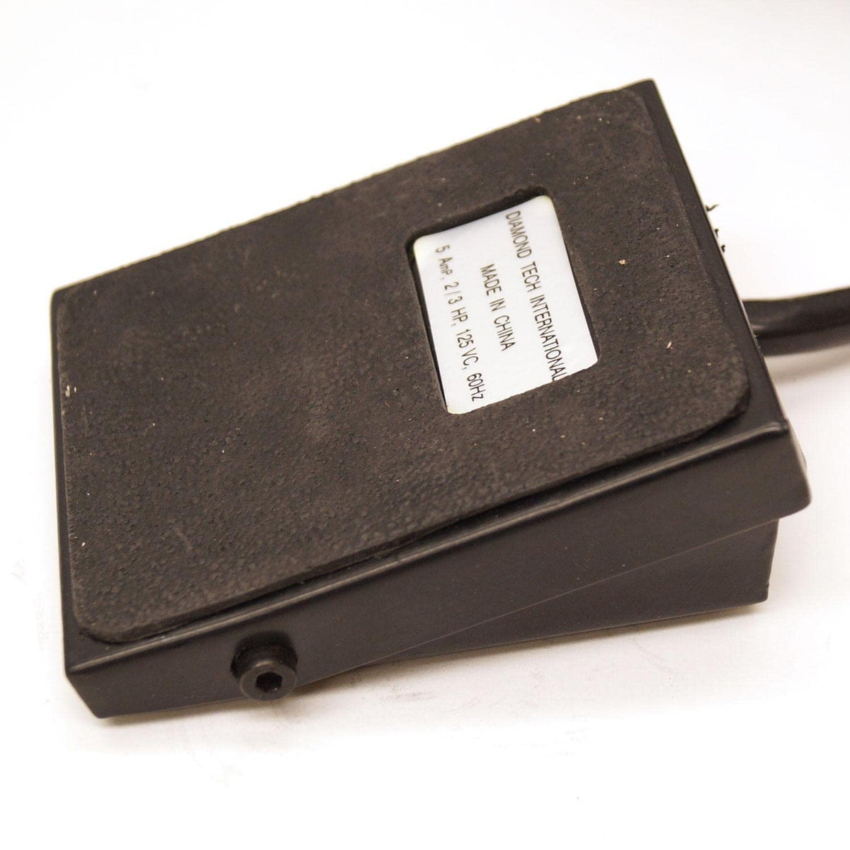 Foot Switch - Foot Actuated, Black, Manual Operation