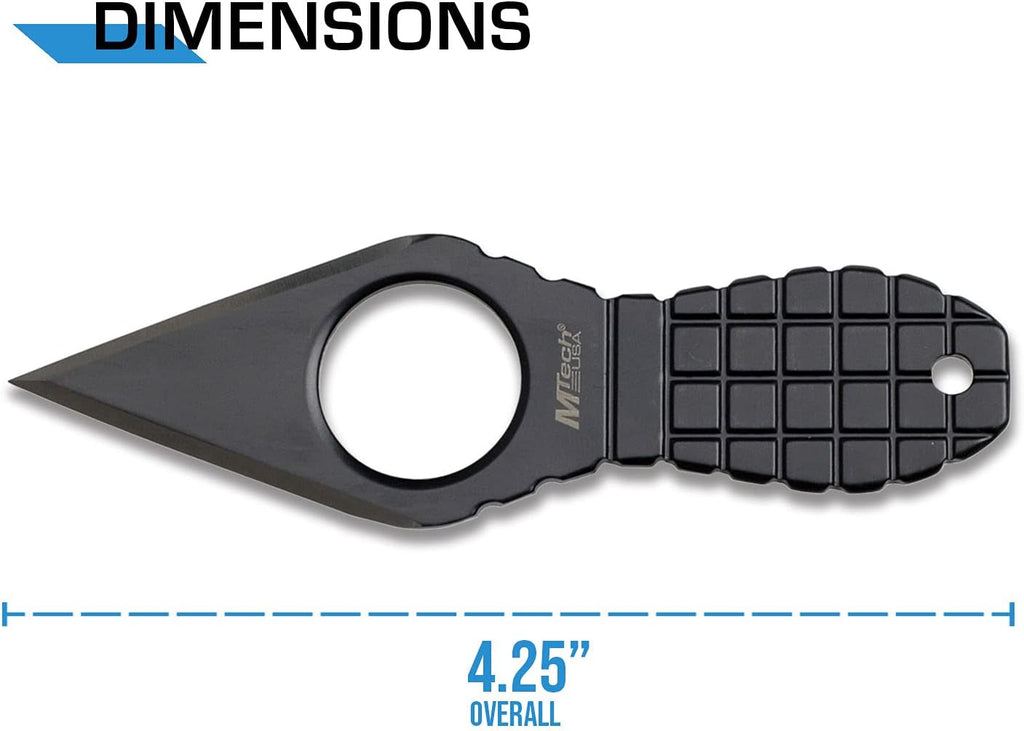 Fixed Blade Knife, Full Tang, Nylon Fiber Sheath, Hunting, Camping, Survival, EDC, 588-20-27 Series