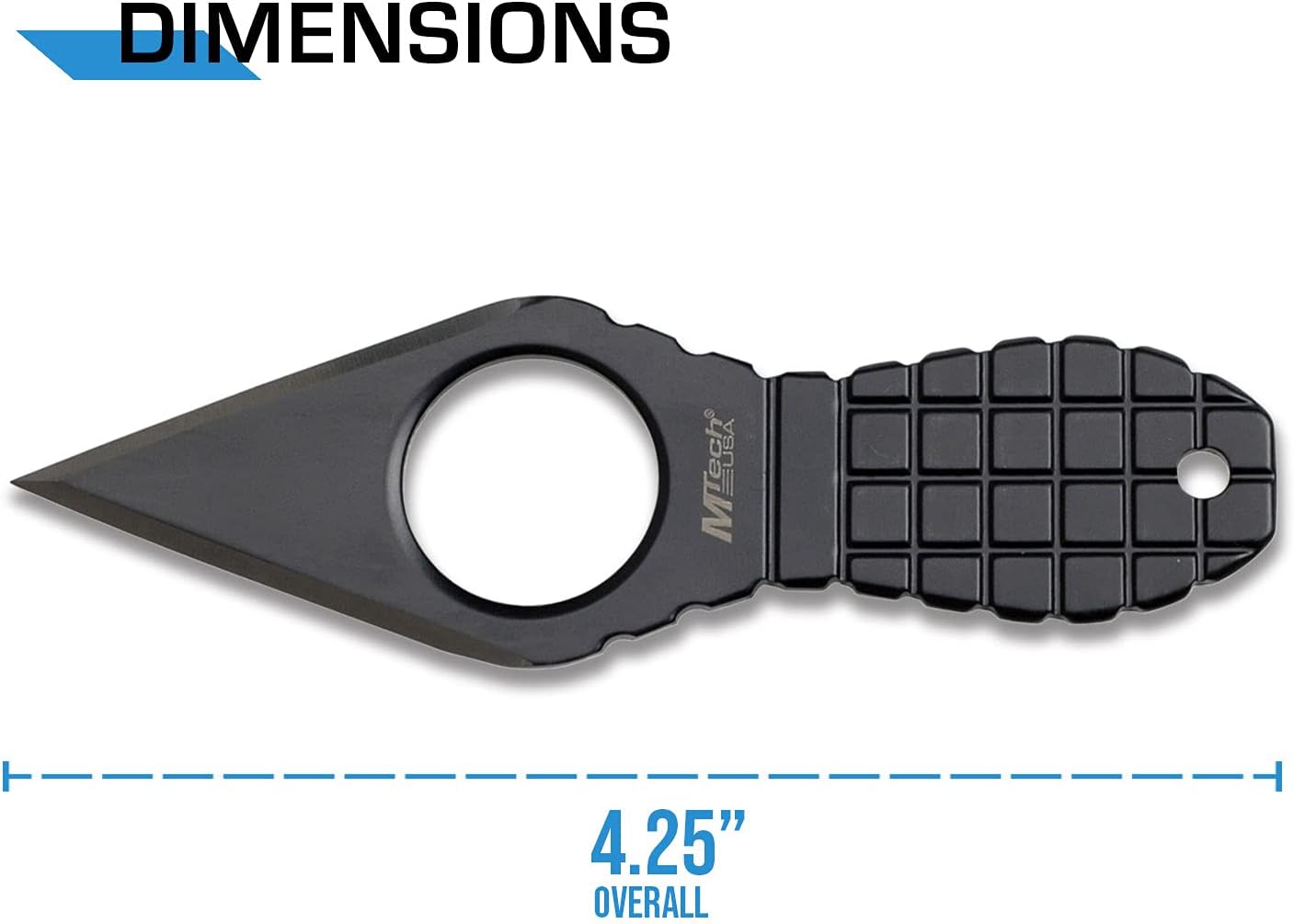 Fixed Blade Knife, Full Tang, Nylon Fiber Sheath, Hunting, Camping, Survival, EDC, 588-20-27 Series