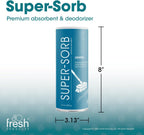 Super-Sorb Liquid Spill Absorbent, Lemon Scent, 720 Oz, 12 Oz Shaker Can