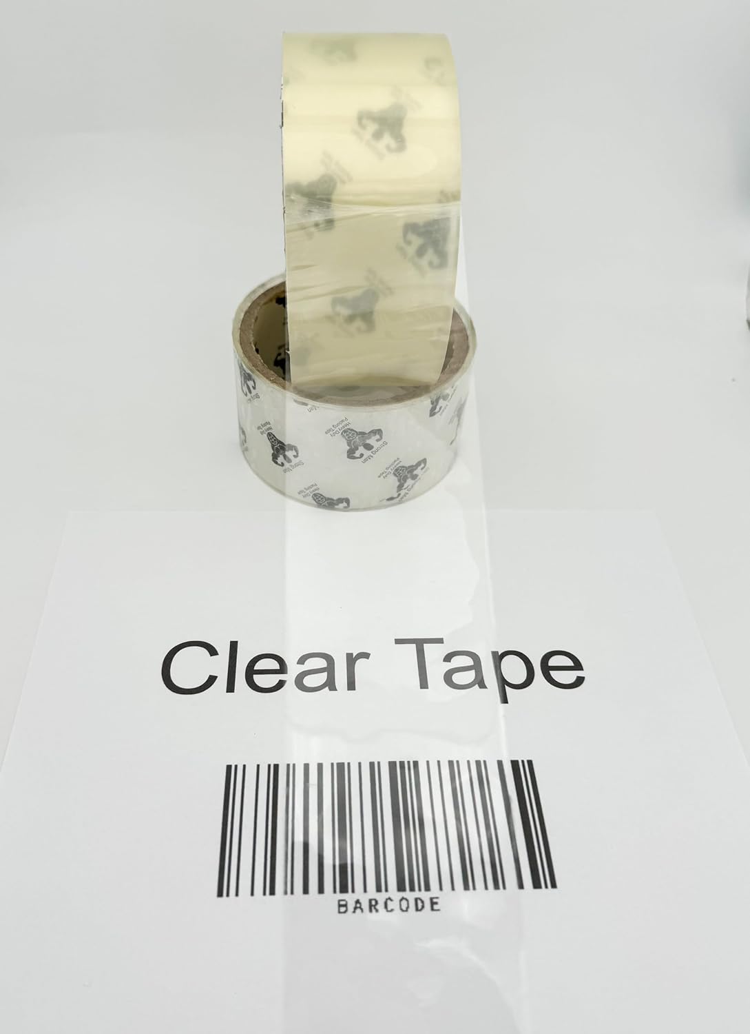 Strong Man Heavy Duty Packing Tape, 6 Rolls of 2.8 mil x 1.88 in x 65 Yards, Ultra Strong, Super Clear, Refill for