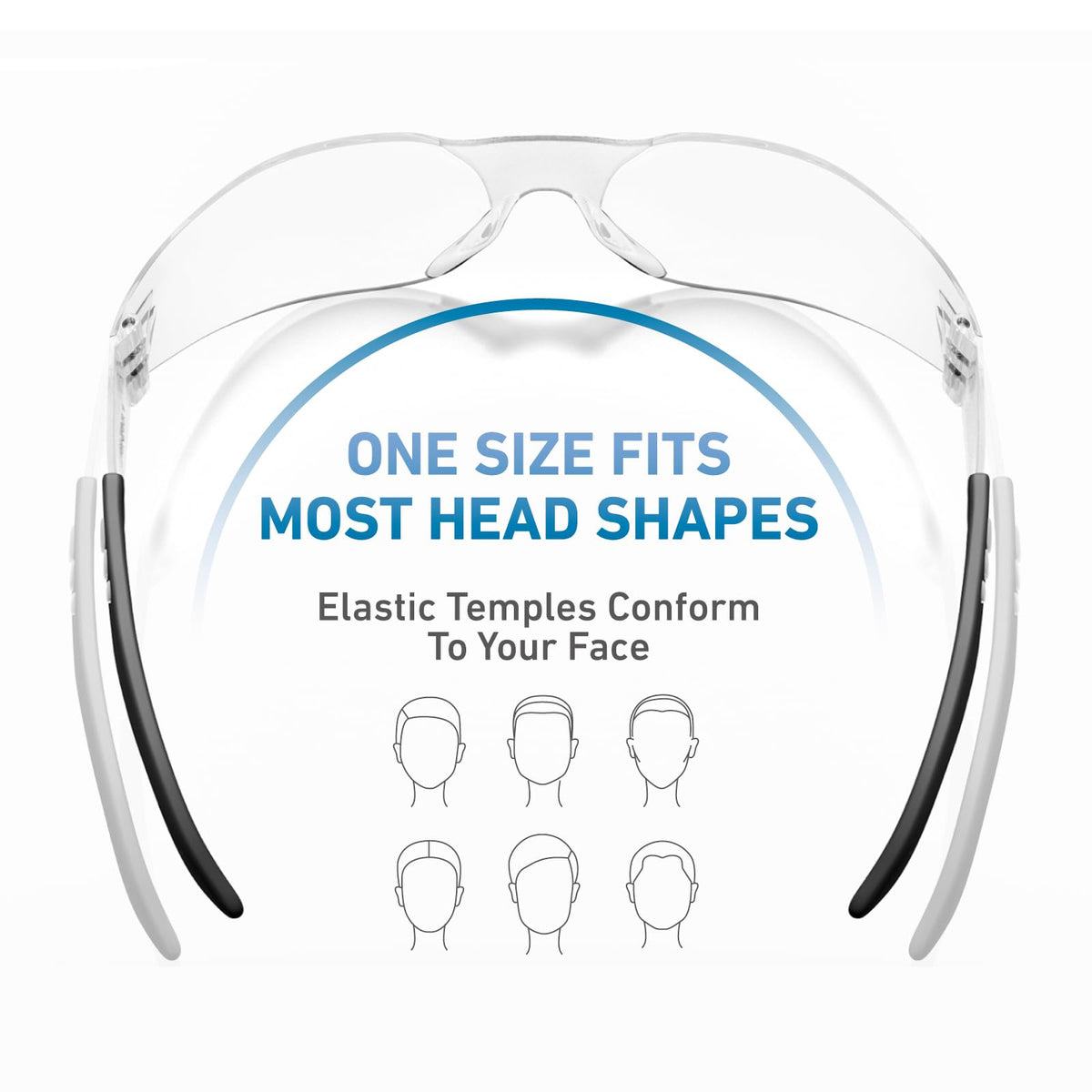 30 Pack Clear Safety Glasses | ANSI Z87.1 Scratch Resistant Eyewear