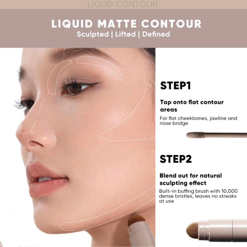 Contour Stick Liquid Highlighter Cream Contour (02 Beige White)