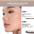 Contour Stick Liquid Highlighter Cream Contour (02 Beige White)