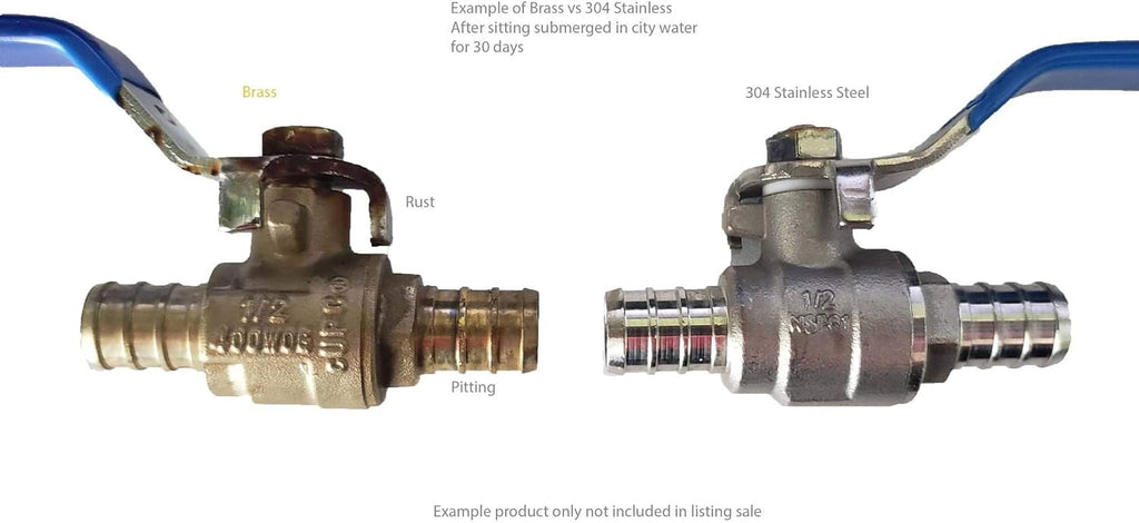 BOSHART Stainless Steel Pex Ball Valves 1 inch