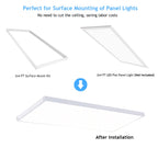 10 Pack 2x4 Surface Mount Kit for 2x4 LED Flat Panel Light