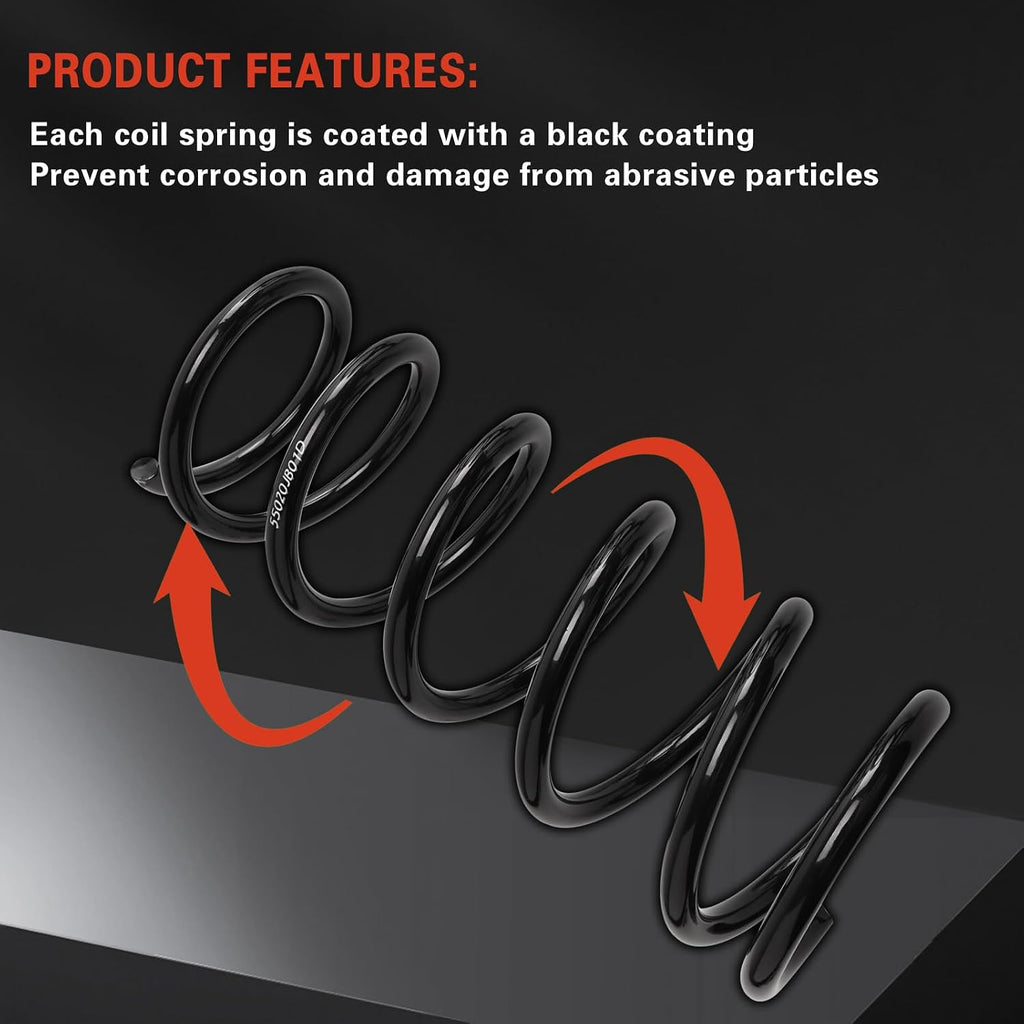 Rear Left & Right Suspension Coil Spring Set Compatible with Altima