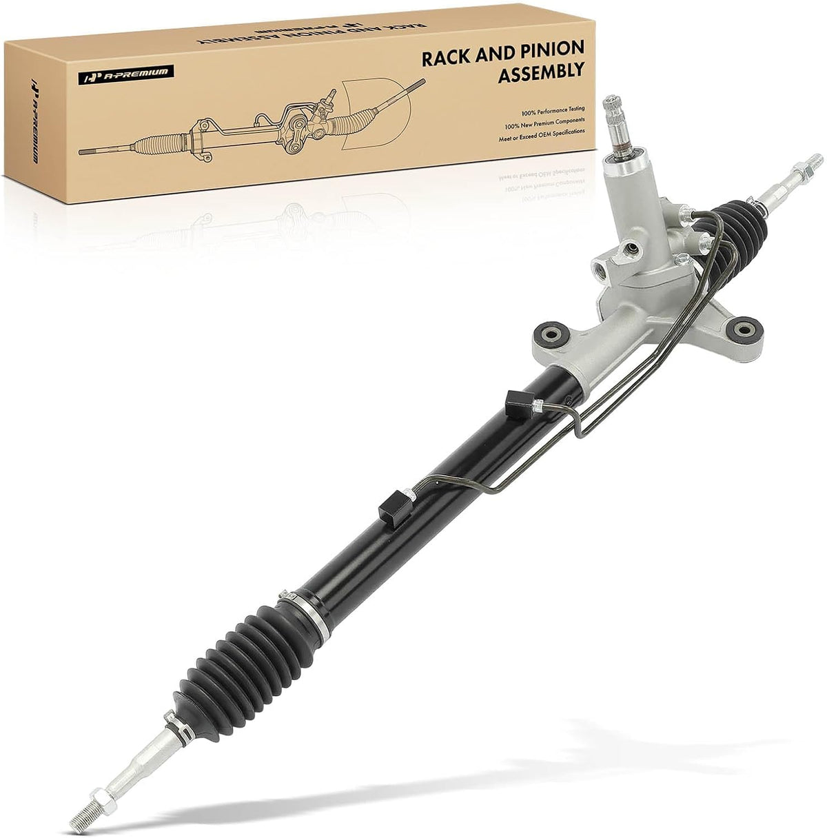 A-Premium Power Steering Rack and Pinion Assembly Compatible with Honda