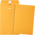 Clasp Envelopes, 25 Pack, 6x9 Inches, Brown Kraft