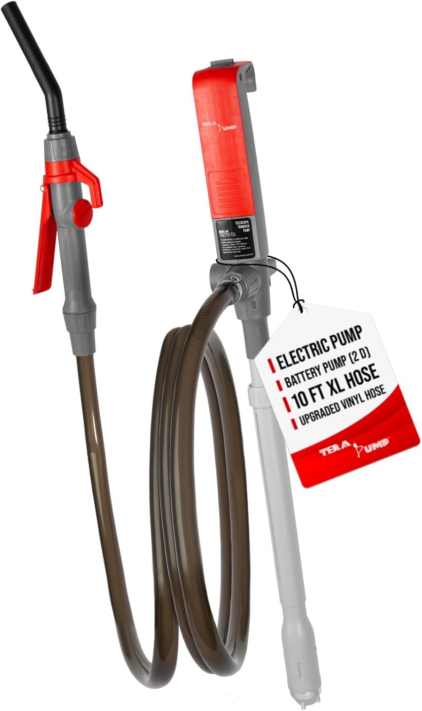 TeraPump 2nd Gen TREP01-TXL E85 Electric Gas Transfer Pump