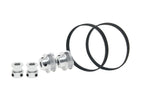 2PCS Set 2GT Aluminum Timing Pulley 20&36 Teeth 8mm Bore Synchronous Wheel with 2PCS Length 200mm Width 6mm Belt (20-36T-8B-6)