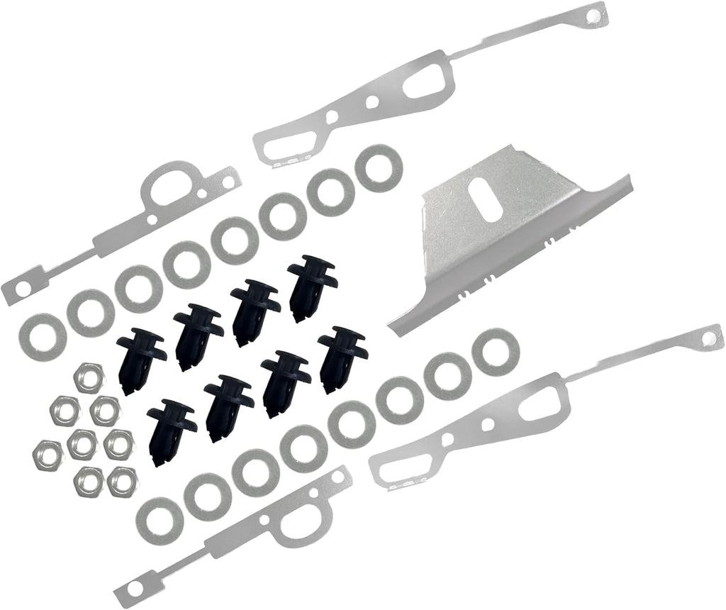 Front Rear Bumper Lift Kit for Honda Civic EK Hatchback Coupe 1996-2000 w/Hardware