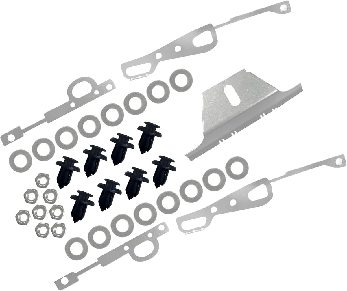 Front Rear Bumper Lift Kit for Honda Civic EK Hatchback Coupe 1996-2000 w/Hardware