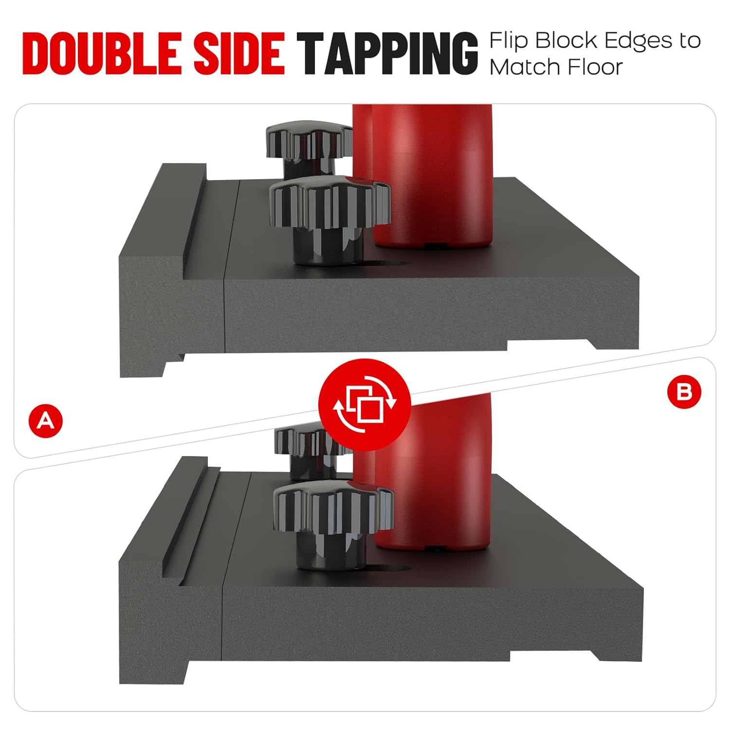 Tapping Block for Vinyl Plank Flooring, Big Handle