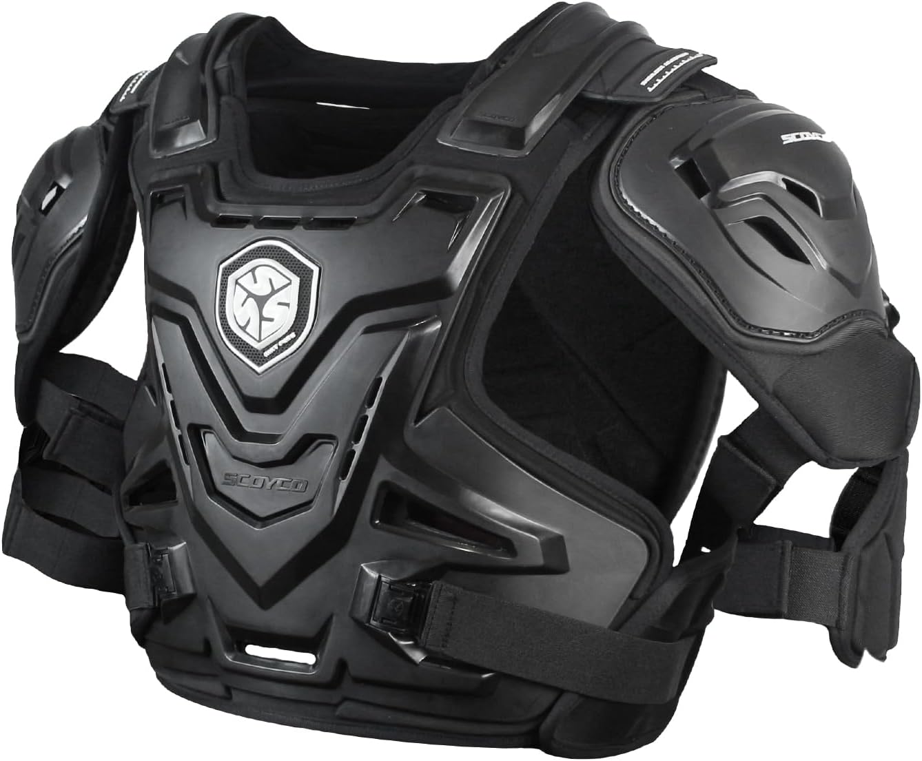 Chest Protector Motocross Breathable Motorcycle Armor Vest for Adult | Adjustable Dirt Bike Chest and Back Protective
