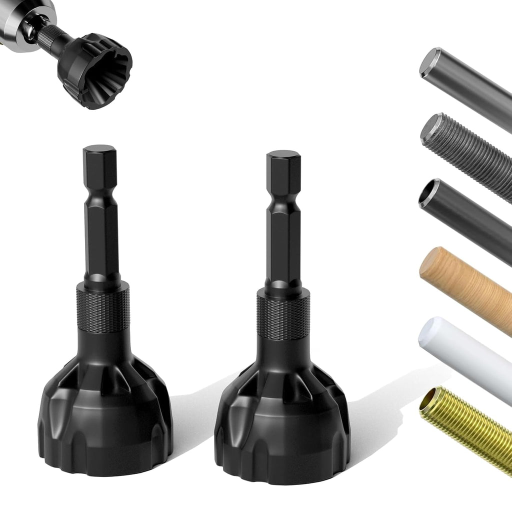2-Pack Deburring External Chamfer Tool 1/8"-3/4" (3-20mm)