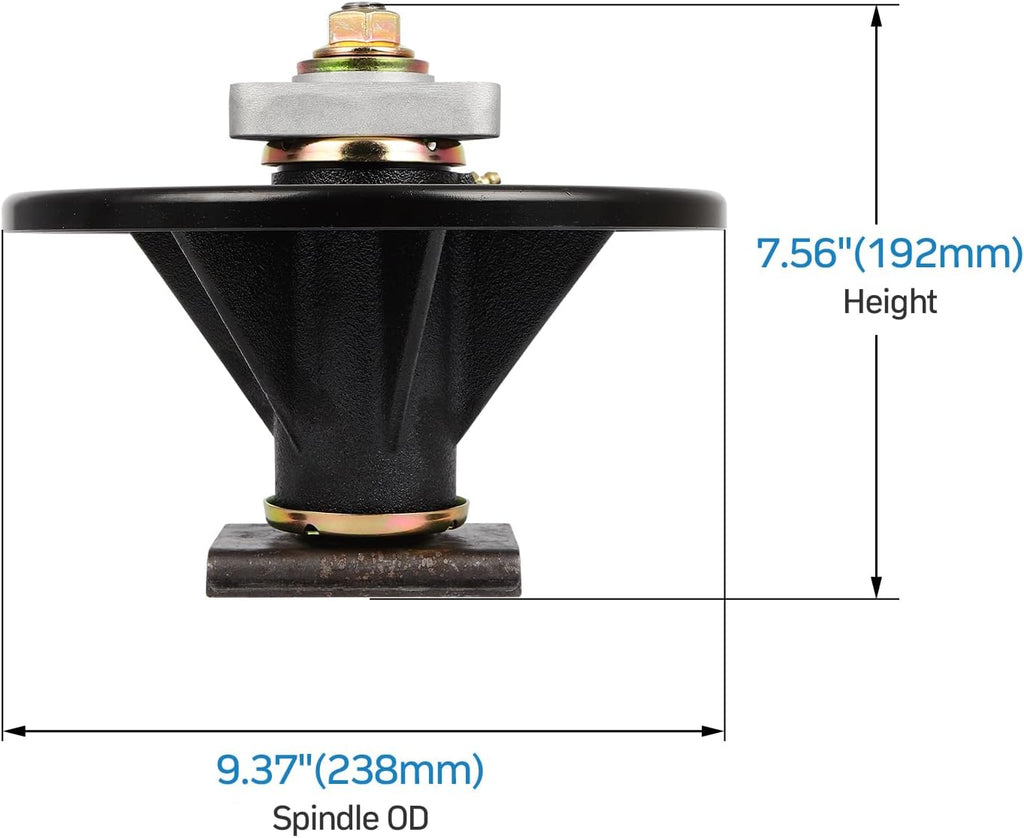 GCCSJ Lawn Mower Spindle for 106-3217 119-8599 108-7713 Compatible with Toro Z-Master G3 48 52 60 inch Deck Z500 Z553 Z557 Z580D 588E 590D 593D Lawn Tractors Mandrel Assembly