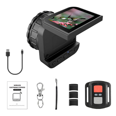 4K Telescope Camera 2.4G WiFi Telescope Eyepiece with 2.8" Screen