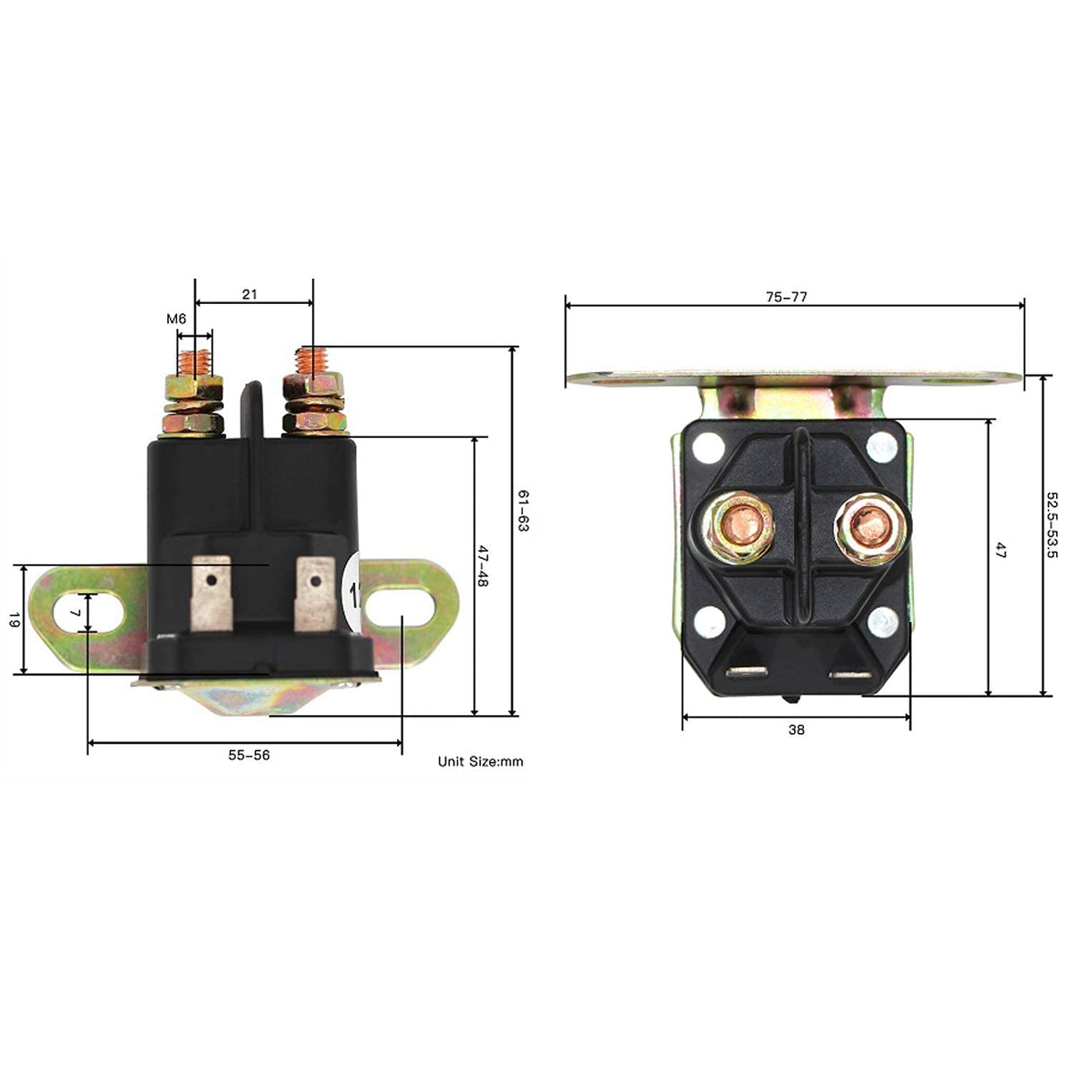 Starter Solenoid GY22476 for John Deere 102 105 107 L100 L105 L108 LA100
