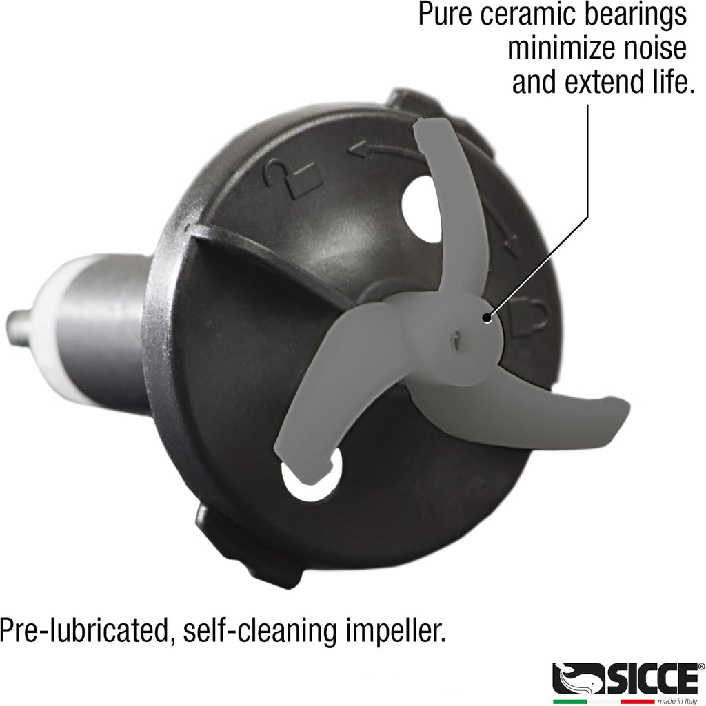 XSTREAM 3500 Wave Maker Flow Pump 925 GPH | 360° Adjustable Quiet Submersible Magnetic Powerhead for Saltwater &