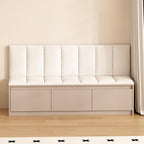 Restaurant Booth Seating Bench, Breakfast Nook Benchs, Commercial Banquette with Hidden Storage, Modern Armless Booth