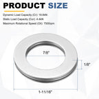 uxcell 10 Sets NTA1427 Thrust Needle Roller Bearings with Washers, ID 7/8"