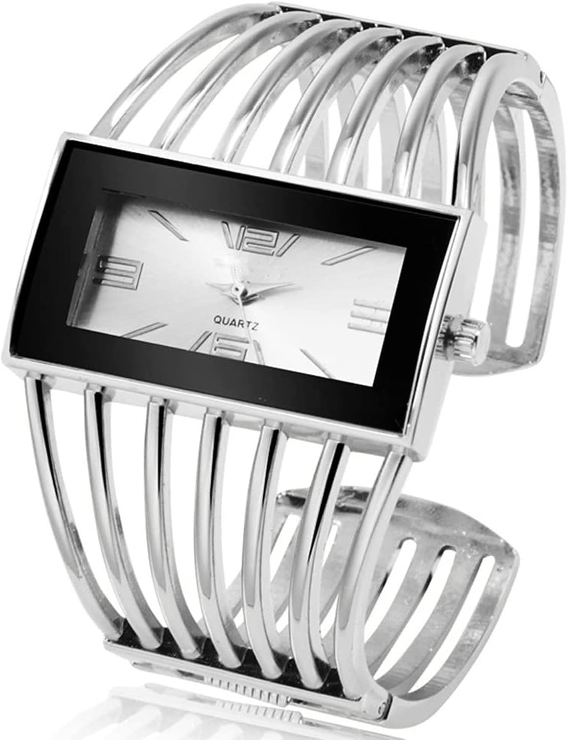 Bracelet Watch for Women Luxury Rectangular Case Analog Quartz Wrist Watch | Luxury Bracelet Watches Dress Watch for