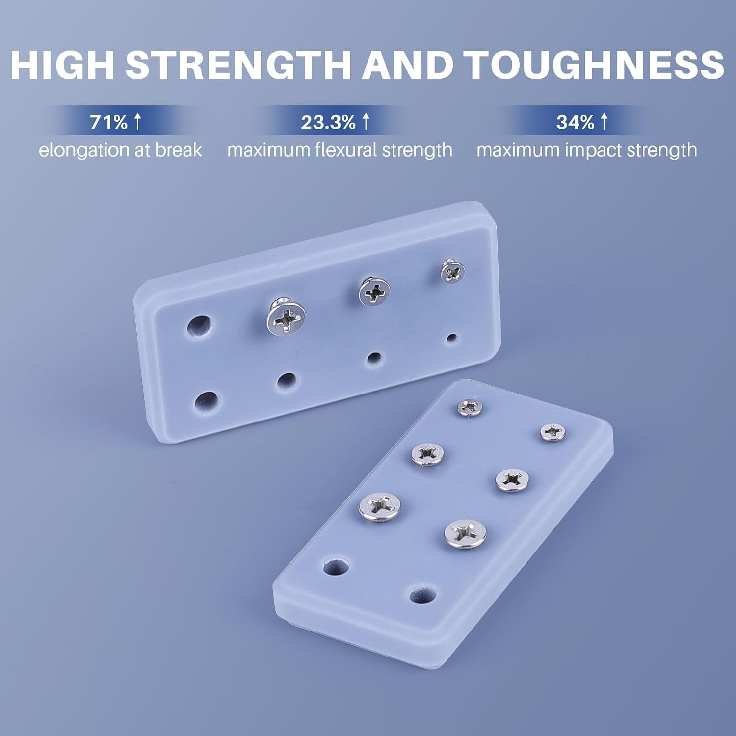 ELEGOO ABS-Like 3.0 3D Printer Resin Grey 1000g | High Strength and Toughness, High Precision, Low Viscosity