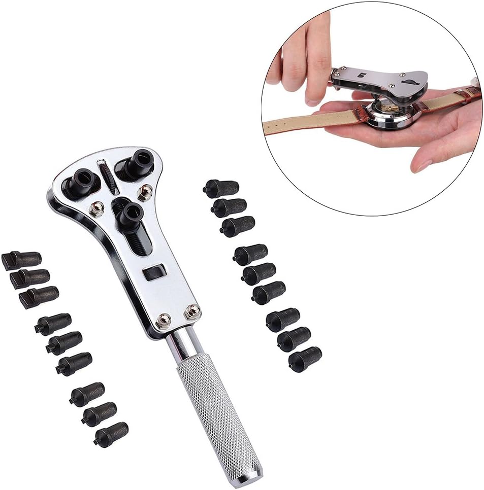 Watch Battery Replacement Tool Kit - 5 PCS Professional Watch Repair Tool,Watch Back Case Opener,Watch Band Spring