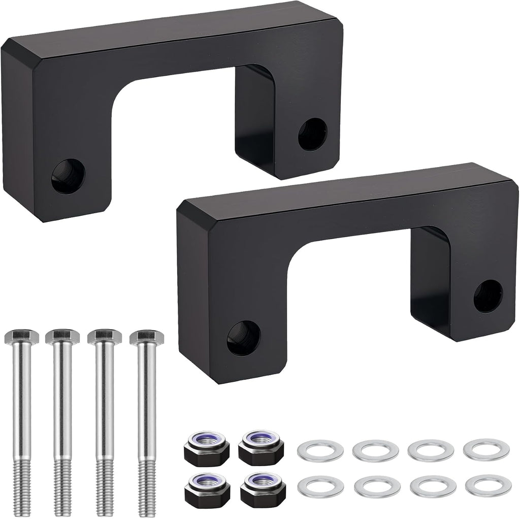 EVIL ENERGY 2" Front Leveling Lift Kit Suspension Strut Spacers, Black